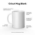 Ceramic Mug Blank, White - 15 oz/440 ml (2 ct)