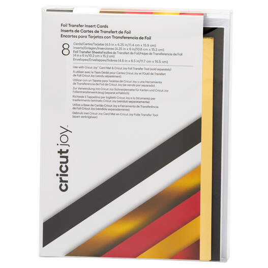 Cricut Joy&trade; Foil Transfer Insert Cards, Royal Flush - A6