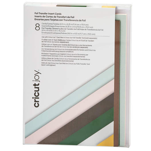 Cricut Joy&trade; Foil Transfer Insert Cards, Forest Grove Sampler - A6
