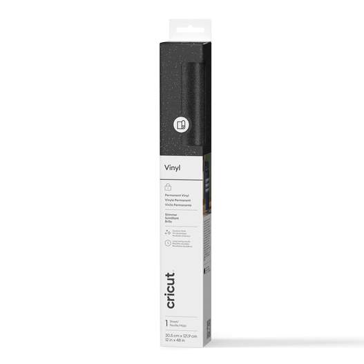Premium-Vinyl&trade;-Shimmer-Permanent, Black