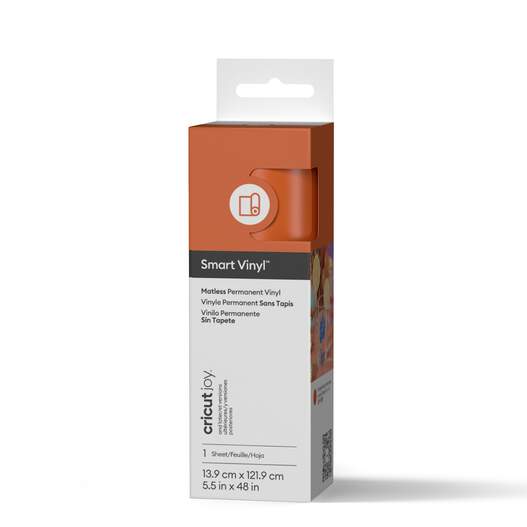 Cricut Joy&trade; Smart Vinyl&trade; Matless Permanent Vinyl, Orange