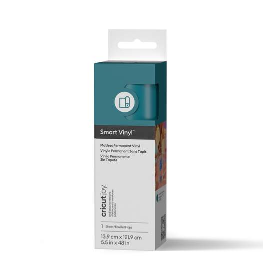 Cricut Joy&trade; Smart Vinyl&trade; Matless Permanent Vinyl, Aqua