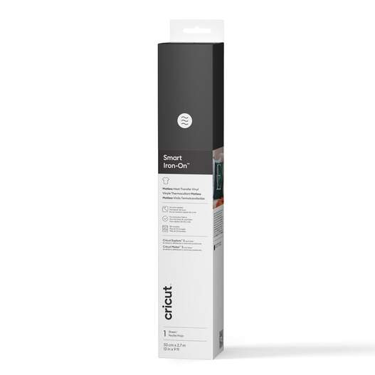 Smart Iron-On&trade; Matless Heat Transfer Vinyl (9 ft) -  Black
