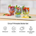 Printable Waterproof Holographic Sticker Set &ndash; A4 (5 ct), Transparent