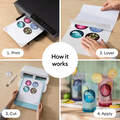 Printable Waterproof Sticker Set &ndash; A4 (6 ct)