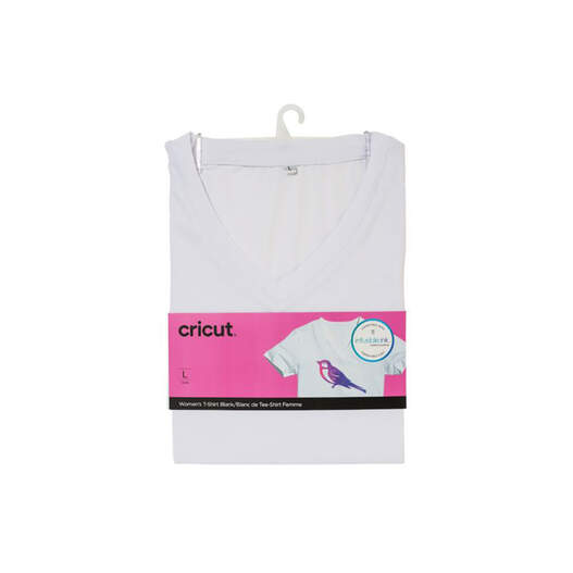Cricut&trade; Women's T-Shirt Blank, V-Neck