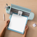 UV-Activated, Colour-Changing Iron-On, White - Blue
